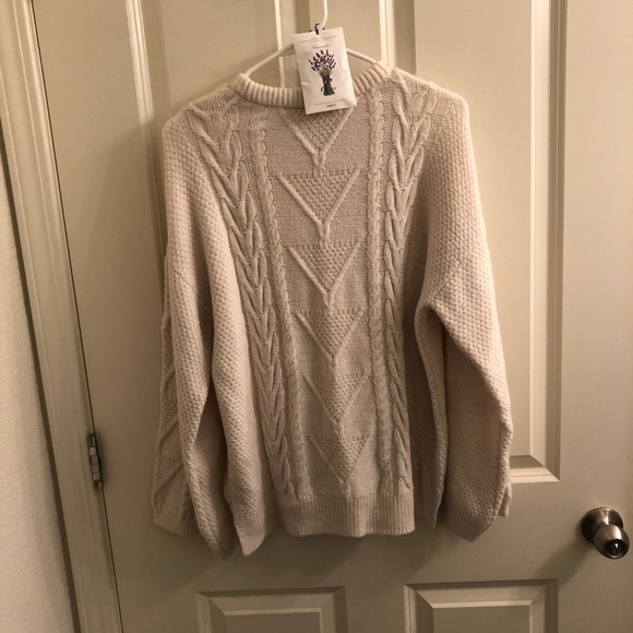 Wide sleeve cable knit sweater (F&F) - Picture 7 of 7